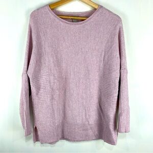 Chico's: Ribbed Super Soft Pullover Sweater Shirt Top Lilac Purple Size 1 Medium